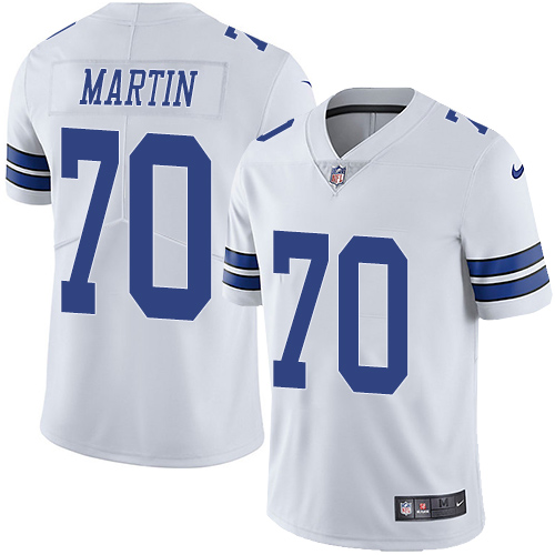 Nike Cowboys #70 Zack Martin White Men's Stitched NFL Vapor Untouchable Limited Jersey - Click Image to Close